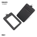 Custom Name ID Badge Card Holder with Strap Genuine Leather Business Office Woman Man Work Cardholder Engrave Initials Card Bag