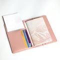 Large Capacity Credit Card Holder Custom Letters Genuine Leather 9 Card Sleeve Well Organize Cowhide Business Cardholder Wallet